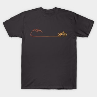 mountain bike mtb gift cycling cyclist mountain biker T-Shirt